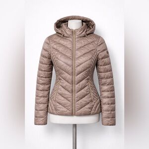Michael Kors Earth Color Puffer Jacket Size S